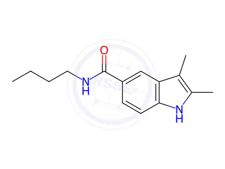 Chemical structure of n-Butyl-2,3-dimethyl-1h-indole-5-carboxamide