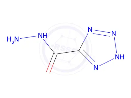 Chemical structure of 1H-1,2,3,4-tetrazole-5-carbohydrazide