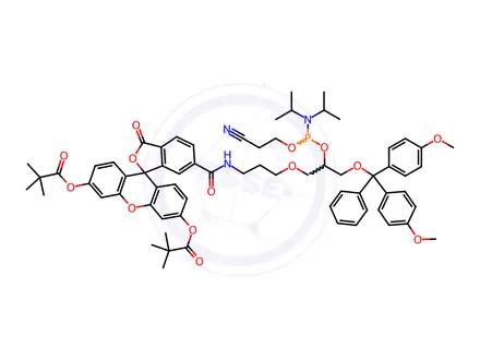 Chemical structure of Fluorescein II CEP