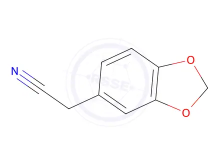 Chemical structure of 3,4-MethyleneDioxyphenylAcetonitrile