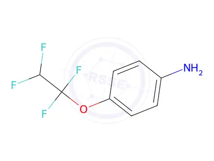 Chemical structure of 4-(1,1,2,2-Tetrafluoroethoxy)aniline