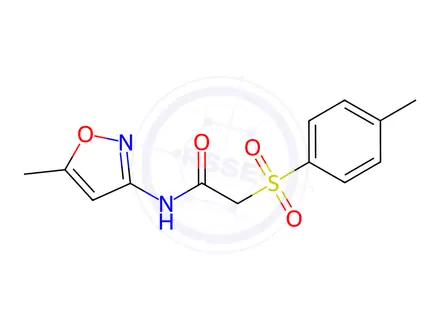 Chemical structure of N-(5-Methylisoxazol-3-yl)-2-tosylacetamide