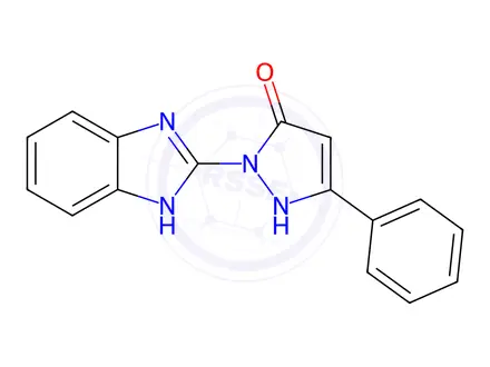 Chemical structure of 1-(1H-Benzimidazol-2-yl)-3-phenyl-1H-pyrazol-5-ol