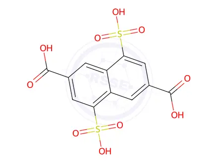 Chemical structure of 4,8-Disulfonaphthalene-2,6-dicarboxylic acid