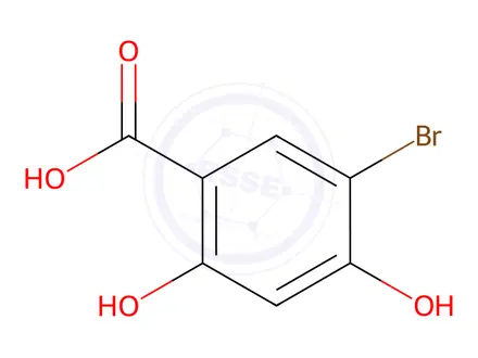 Chemical structure of 5-Bromo-2,4-dihydroxy-benzoic Acid Methyl Ester