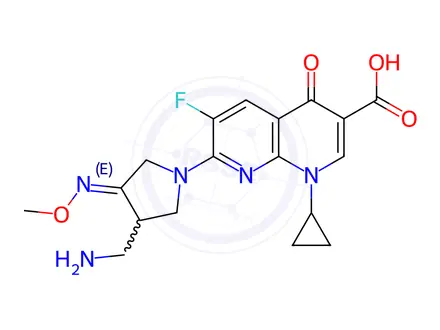 Chemical structure of Gemifloxacin E-Isomer