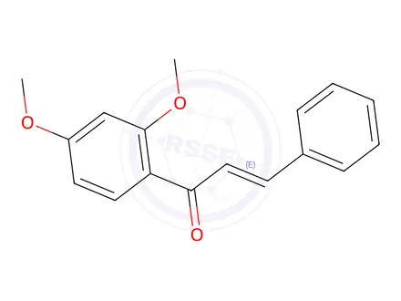 Chemical structure of (2E)-1-(2,4-Dimethoxyphenyl)-3-phenylprop-2-en-1-one
