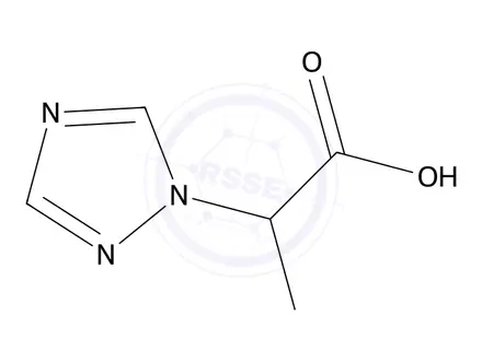 Chemical structure of 2-(1H-1,2,4-Triazol-1-yl)propanoic acid
