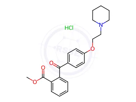Chemical structure of Pitofenone Hydrochloride