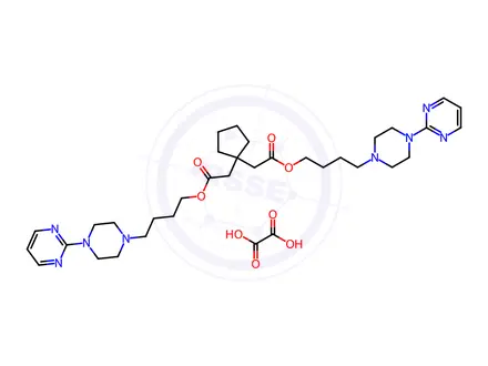 Chemical structure of Buspirone EP Impurity H (Dioxalate)