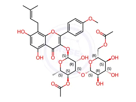 Chemical structure of Epimedoside