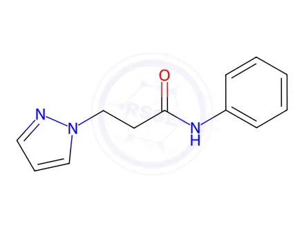 Chemical structure of n-Phenyl-3-(1h-pyrazol-1-yl)propanamide