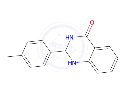 Chemical structure of 2-(p-Tolyl)-2,3-dihydroquinazolin-4(1H)-one