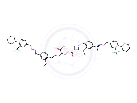 Chemical structure of Siponimod Impurity 39