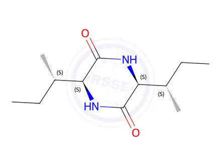 Chemical structure of Cyclo(Ile-Ile)