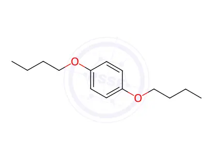 Chemical structure of 1,4-dibutoxybenzene