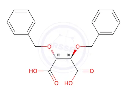 Chemical structure of (2R,3R)-2,3-Bis(benzyloxy)succinic Acid