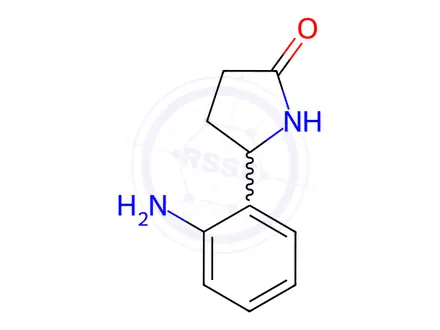 Chemical structure of 5-(2-aminophenyl)pyrrolidin-2-one