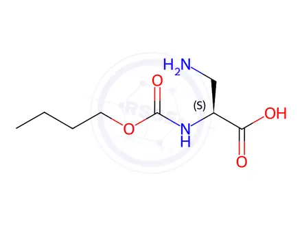 Chemical structure of N-Butyloxycarbonyl-DAP-OH