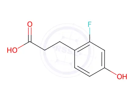 Chemical structure of 3-(2-Fluoro-4-hydroxy-phenyl)-propionic acid