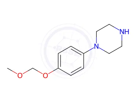 Chemical structure of 1-[4-(Methoxymethoxy)phenyl]piperazine