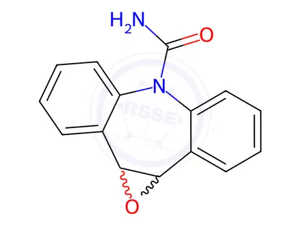 Chemical structure of Carbamazepine 10,11-Epoxide