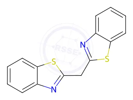 Chemical structure of 2,2'-Methylenebisbenzothiazole
