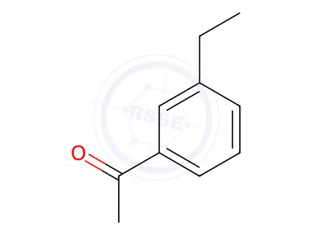 Chemical structure of 3'-Ethylacetophenone