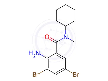 Chemical structure of Bromhexine Impurity 162