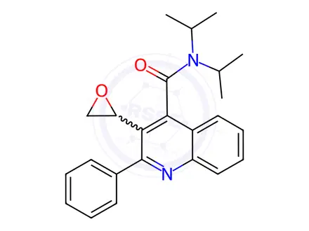 Chemical structure of N,N-Diisopropyl-3-(oxiran-2-yl)-2-phenylquinoline-4-carboxamide