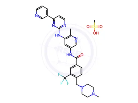 Chemical structure of Flumatinib Mesylate