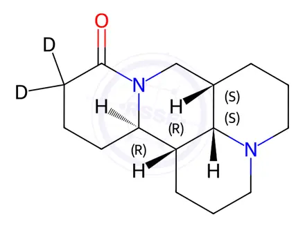 Chemical structure of Matridin-15-one-14,14-d2