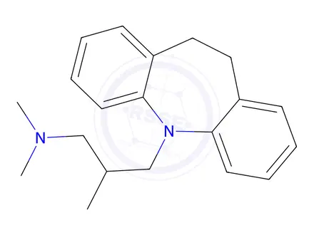 Chemical structure of Trimipramine