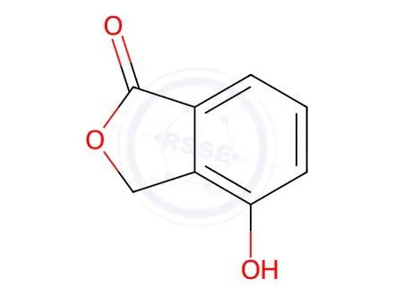 Chemical structure of 4-Hydroxyphthalide