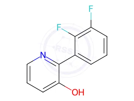 Chemical structure of 2-(2,3-Difluorophenyl)-3-hydroxy-pyridine