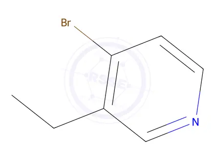 Chemical structure of 4-Bromo-3-ethylpyridine