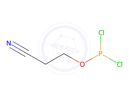 Chemical structure of 2-Cyanoethyl Phosphorodichloridite