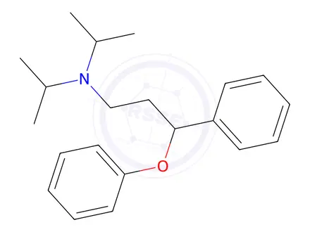 Chemical structure of N,N-Bis(1-methylethyl)-γ-phenoxybenzenepropanamine