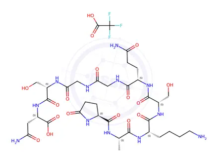 Chemical structure of Nonathymulin trifluoroacetate