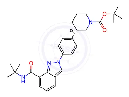 Chemical structure of Niraparib Impurity 122