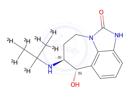 Chemical structure of Zilpaterol-[D7]
