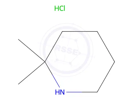 Chemical structure of 2,2-Dimethylpiperidine hydrochloride