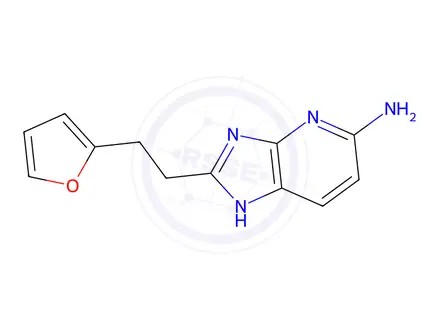 Chemical structure of 2-[2-(furan-2-yl)ethyl]-3h-imidazo[4,5-b]pyridin-5-amine