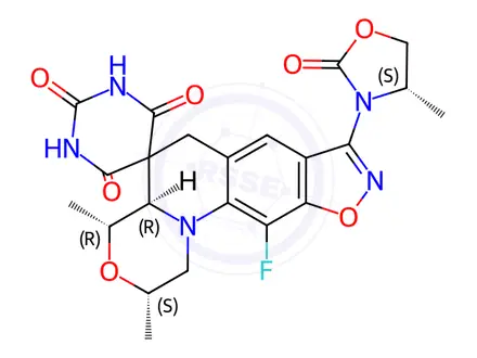 Chemical structure of Zoliflodacin Impurity 2