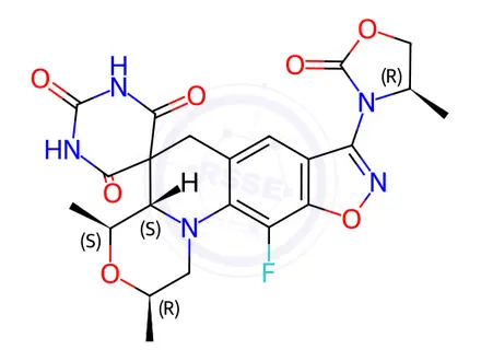 Chemical structure of Zoliflodacin Impurity 4