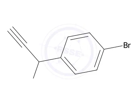 Chemical structure of 1-(4-Bromophenyl)prop-2-yn-1-amine