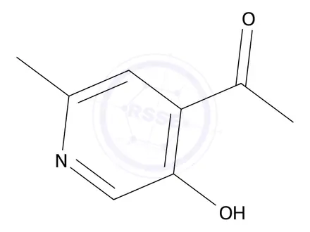 Chemical structure of 1-(5-Hydroxy-2-methylpyridin-4-yl)ethan-1-one