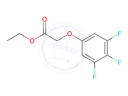 Chemical structure of Ethyl 2-(3,4,5-trifluorophenoxy)acetate