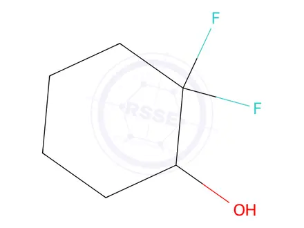 Chemical structure of 2,2-difluorocyclohexanol