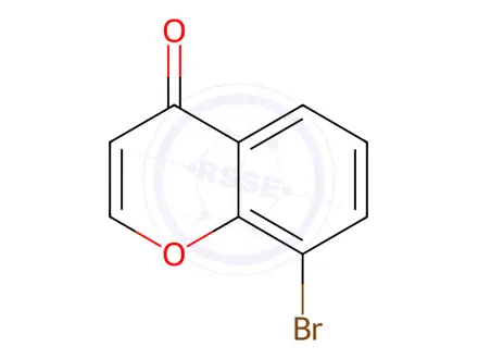 Chemical structure of 8-Bromo-4H-chromen-4-one